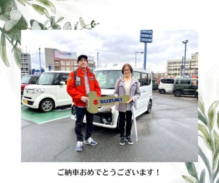 M様スペーシアカスタムご納車おめでとうございます！